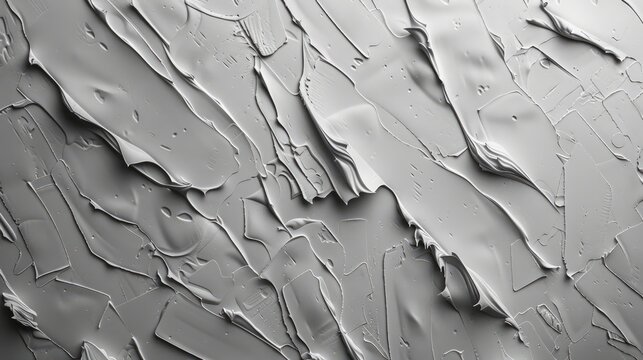 Gray textured abstract background. Monochrome gypsum plaster overlay.