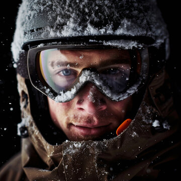 portrait of a snowboarder