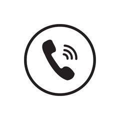 Phone icon, vector sign illustration for web and app on white background..eps