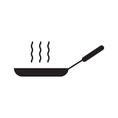 Cooking pan vector icon. Saucepan symbol flat trendy style illustration on white background..eps