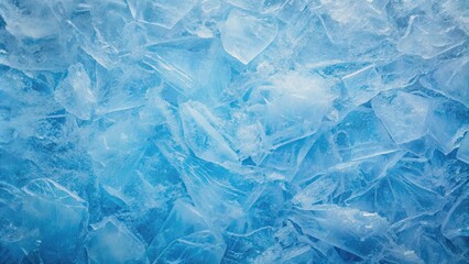 Fototapeta premium Blue ice texture background with a smooth, icy surface, frozen, cold, frost, winter, chill, cool, icy, frosty, snow, crystal