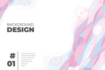 Vector colorful abstract fluid background for banner template