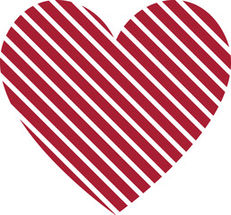 Obraz premium A heart symbol form of vector or element