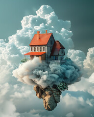 House above the clouds