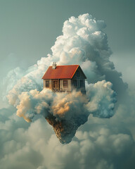 House above the clouds