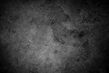 Black Grunge Concrete Texture Background
