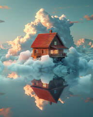 house above the clouds