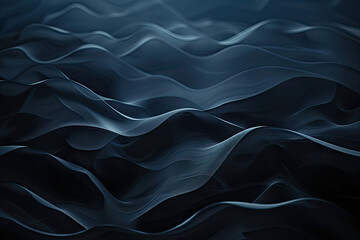 Obraz premium Flowing wave line pattern, graphic resource background illustration, flow geometric lines, color waves, generated ai