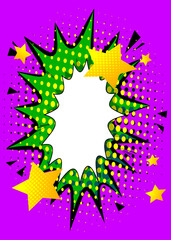 Simple Cartoon Background, comic book abstract backdrop. Retro vector comics pop art illustration design.