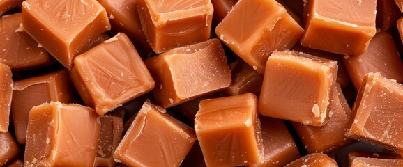 Caramel Candies, Rich And Golden, Ready To Be Enjoyed