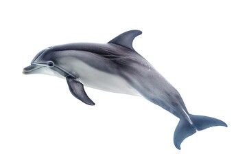 Obraz premium Dolphin isolated on white background