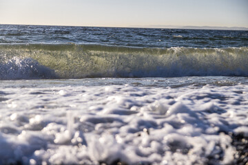 Waves at the beach