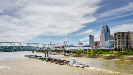 The Ohio River in Cincinnati