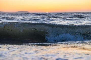 sunrise over the sea