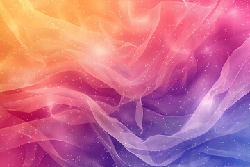 Abstract Rainbow Tulle Background