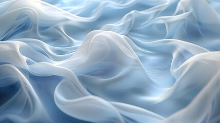 Obraz premium Abstract Blue Silk Fabric Texture