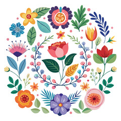 Set of floral universal artistic templates white background. ready for print greeting cards, invitations, flyers and other graphic design