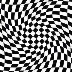 Abstract monochrome geometric pattern vector