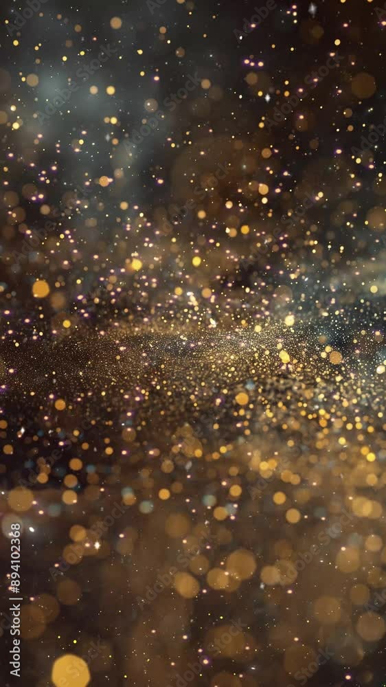 Wall mural dust particles abstract background of particles dots seamless looping overlay 4k virtual video anima