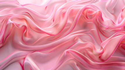 Obraz premium Pink Silk Fabric Background