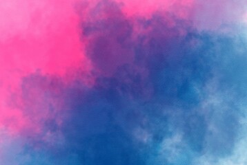 Fuchsia watercolor grungy texture background. Pastel watercolor paint strokes texture background.