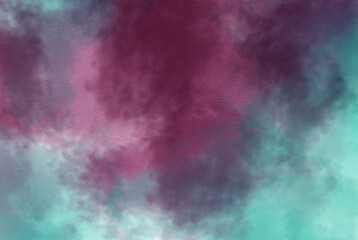 Fuchsia watercolor grungy texture background. Pastel watercolor paint strokes texture background.