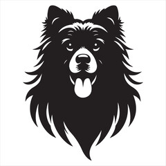 Obraz premium Dog silhouette Vector set Art