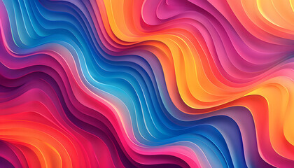Fototapeta premium Colorful wallpaper with smooth color transitions