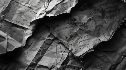 The Art of Absence: Black & White Photography & Tear Paper Script Reveal the Unspoken