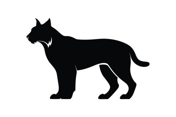 Obraz premium tiger silhouette image vector design