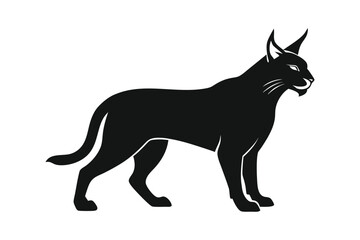 Obraz premium tiger silhouette image vector design