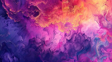 Obraz premium Wallpaper abstract paint background purple dark orange pink and blue, creative background.