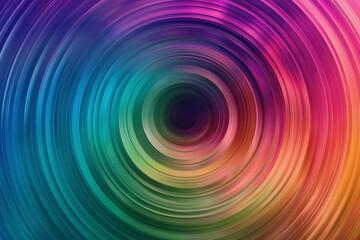 Fototapeta premium Colorful image rainbow colored circles background