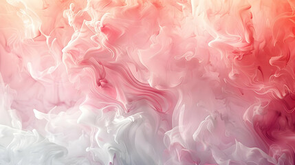 Abstract Pink and White Smoke