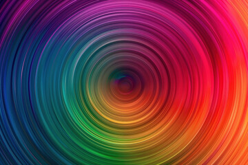 Colorful abstract background with rainbow colored circles
