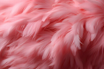 Soft Pink Feathers Texture