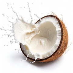 a burst of coconut milk creamy and refreshing in taste close up
