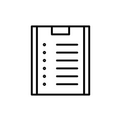 clipboard line icon