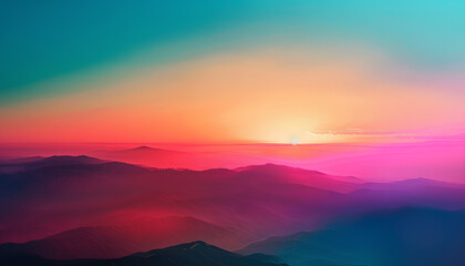 Obraz premium Colorful wallpaper with smooth color transitions
