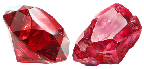 Textured Natural Red Ruby Gemstone