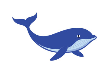 Obraz premium blue-whale-image-vector