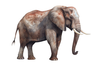 Fototapeta premium elephant isolated on white