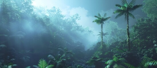 Fototapeta premium Mysterious Jungle Pathway