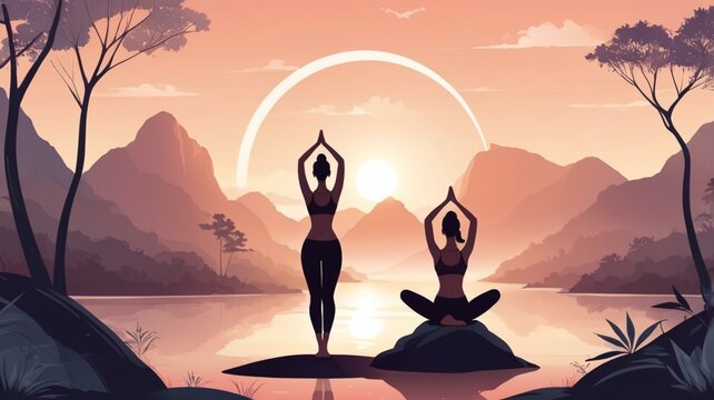 yoda in the sunset with epic view