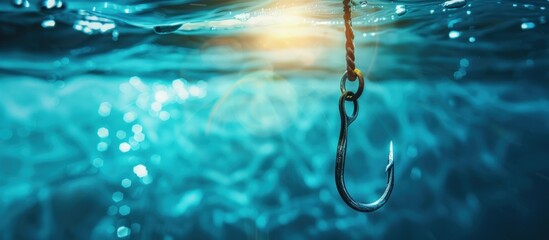 Fishing Hook Underwater