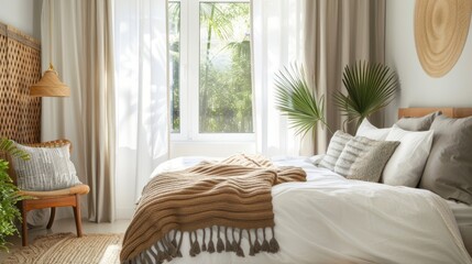 Cozy Bedroom Interior Design with Natural Light