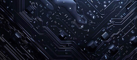 Closeup of a Circuit Board