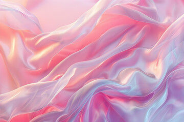 Obraz premium Pink and Purple Shimmering Fabric