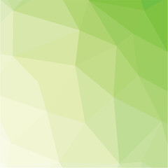 Gradient green polygon pattern. Low poly design. Vector illustration
