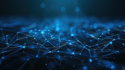 Obraz premium 3d rendering geometric lines network